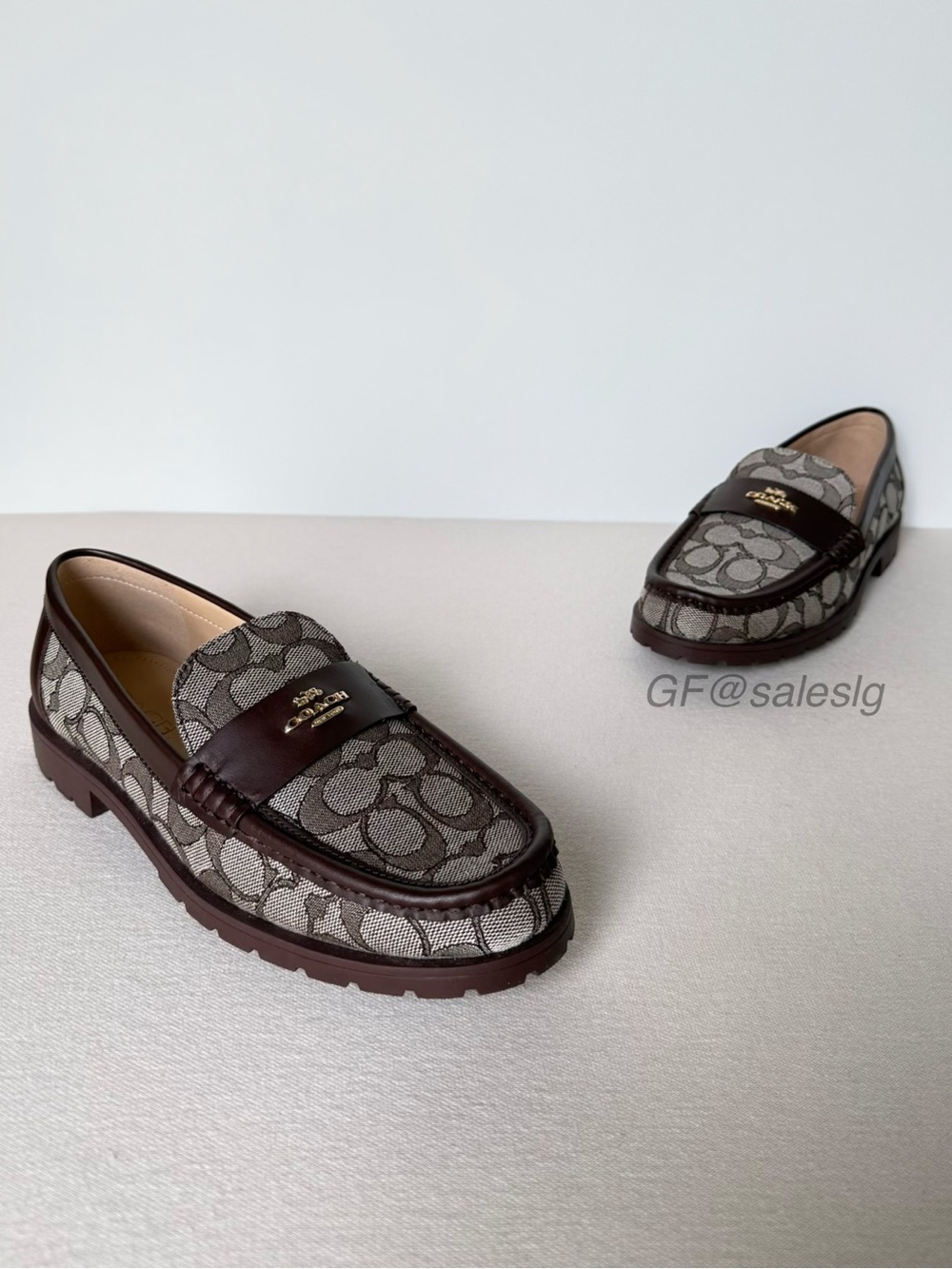 NWT Coach Janie Loafer Maple CZ087 Size 7.5